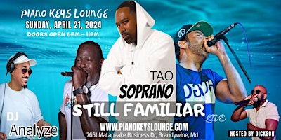 STILL FAMILIA SEXY SUNDAY Day Party @ Piano Keys Lounge Sunday, April 21st primary image