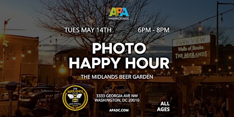 Primaire afbeelding van APA | DC Photo Happy Hour - May 14th!