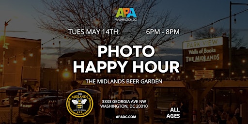 Imagem principal do evento APA | DC Photo Happy Hour - May 14th!