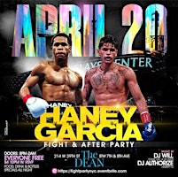 Primaire afbeelding van FIGHT NIGHT: HANEY VS GARCIA FIGHT & AFTER PARTY AT THE DEAN NYC