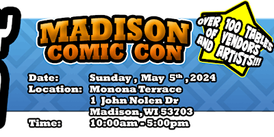 Madison Comic Con primary image