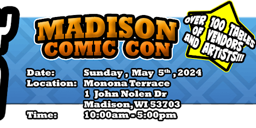 Madison Comic Con  primärbild