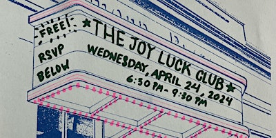 Movie Night: The Joy Luck Club primary image