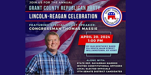 Imagem principal do evento Annual Grant County Republican Party Lincoln-Reagan Celebration