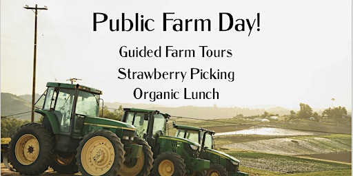 Image principale de Annual Farm Tour & Strawberry picking