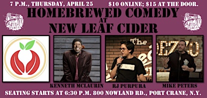 Primaire afbeelding van Homebrewed Comedy at New Leaf Cider Co.