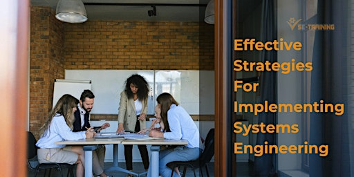 Imagen principal de WEBINAR: Effective Strategies for Implementing Systems Engineering