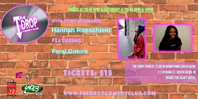 Hauptbild für Hannah Roeschlein Headlines The Drop, Featuring Farai Gotora