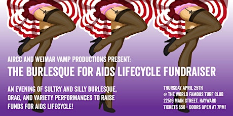 AIRcc and Weimar Vamp  Productions Present:  The Burlesque for Lifecycle Fundraiser
