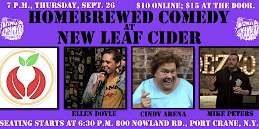Homebrewed Comedy at New Leaf Cider Co.  primärbild