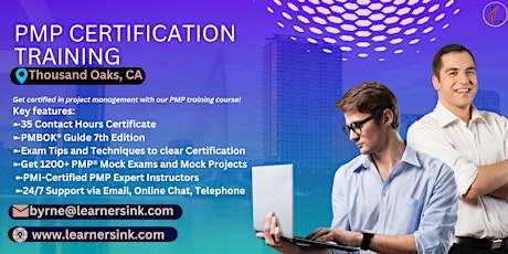 PMP Exam Prep Certification Training  Courses in Thousand Oaks, CA