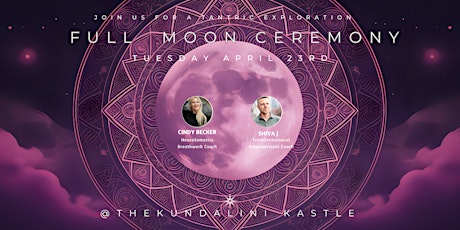 Imagen principal de April Full Moon//Pink Moon Ceremony w/Shiva J, & Cindy Becker