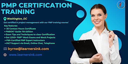 Primaire afbeelding van PMP Exam Prep Certification Training  Courses in Washington, DC