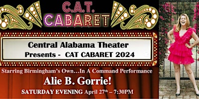 Imagem principal do evento A COMMAND PERFORMANCE of  CAT CABARET, with Alie B. Gorrie!  (SUNDAY)