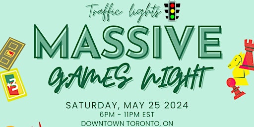 Primaire afbeelding van MASSIVE GAMES NIGHT - TRAFFIC LIGHTS