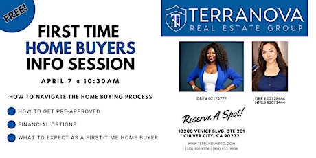 2024 First Time Home Buyers - Info Session w/ Coffee & Pastries!