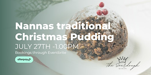 Make my Nannas traditional English Christmas Pudding from scratch! primary image
