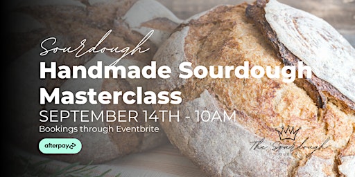 Imagem principal do evento 2024 SEPTEMBER  Sourdough Masterclass- Learn to make handmade sourdough.