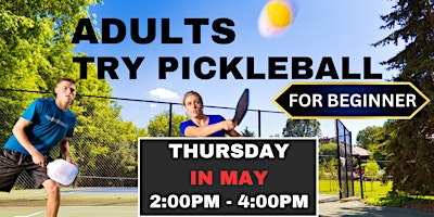 Try Pickleball Sessions (*Thursdays in MAY from 2-4pm*) primary image