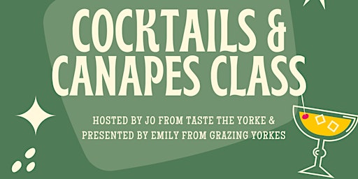 Imagem principal de Up Late at Taste the Yorke - Cocktails & Canapes Class