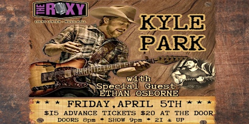 Kyle PARK  live at The Roxy Saturday April 5th 2024! primary image