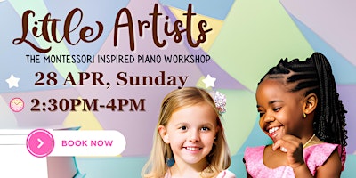 Imagem principal do evento Little Artists: The Montessori Inspired Piano Workshop