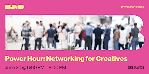 Imagem principal do evento Power Hour: Networking for Creatives – Skills to Succeed