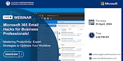 Imagen principal de Microsoft 365 Email Hacks for Business Professionals