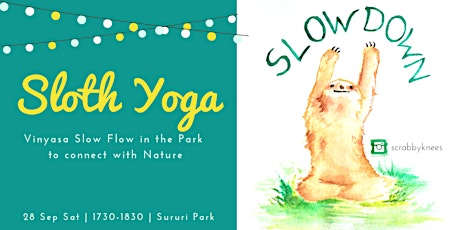 Sloth Yoga: Move slowly & mindfully! primary image