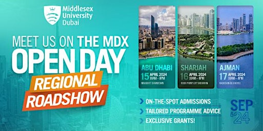 Imagen principal de MDX Open Day Regional Roadshow - Sharjah