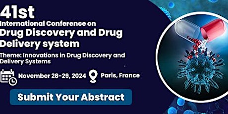 41st International Conference on  Drug Discovery and Drug delivery system