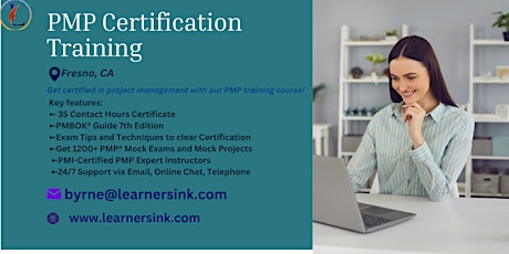 PMP Exam Prep Training Course in Fresno, CA
