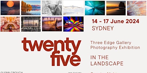 Imagem principal do evento Three Edge ~ Exhibition Opening ~ Twenty five | In the landscape