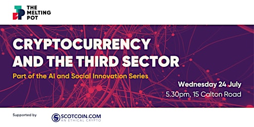 Imagem principal do evento AI, Cryptocurrency and the Third Sector