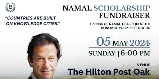 Hauptbild für Namal Scholarship Fundrasiser
