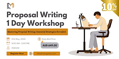 Image principale de Proposal Writing 1 Day Training in Adelaide on May 01st 2024