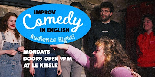 Imagem principal de Improv Comedy In English - Audience Night!