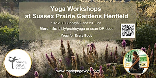 Yoga Workshop at Sussex Prairie Gardens Henfield primary image