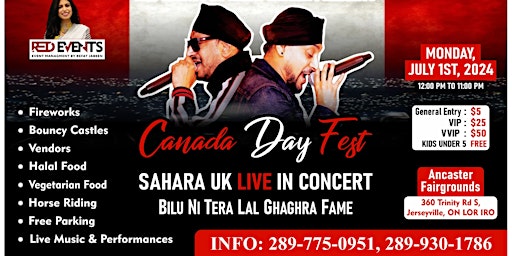 Imagem principal do evento Canada Day Fest