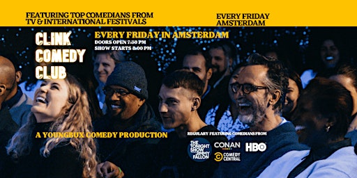 Primaire afbeelding van Clink Comedy ALL STARS - Standup Comedy in English