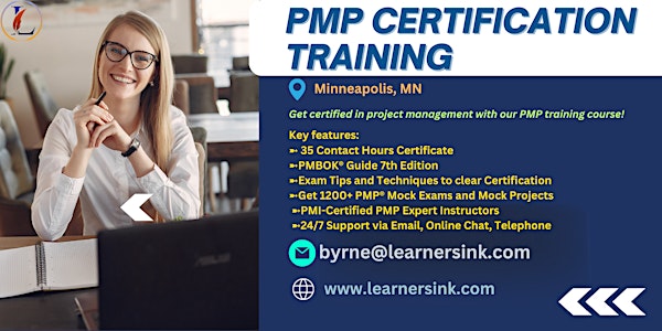 PMP Exam Prep Training Course in Minneapolis, MN