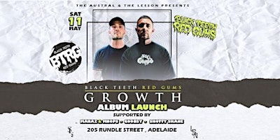 Hauptbild für Black Teeth Red Gums "Growth" Album Launch