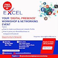 Image principale de Your 'Digital Presence' Workshop and Networking Event