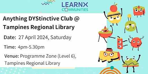 Primaire afbeelding van Anything DYStinctive Club | Tampines Regional Library