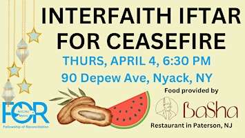 Interfaith Iftar for Ceasefire primary image
