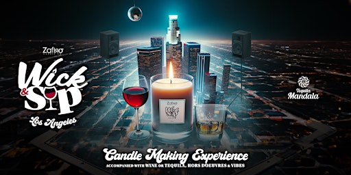Primaire afbeelding van Wick & Sip: Candle Making Experience in Los Angeles, CA