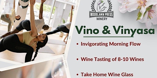 Vino & Vinyasa (Yoga & Wine Tasting primary image