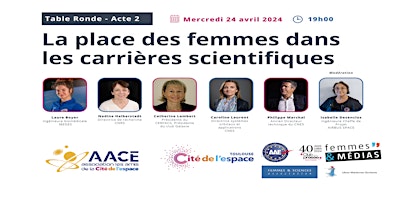 Imagem principal do evento La place des femmes dans les carrières scientifiques - Acte 2
