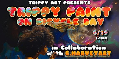 Imagem principal do evento TRIPPY PAINT ON BICYCLE DAY