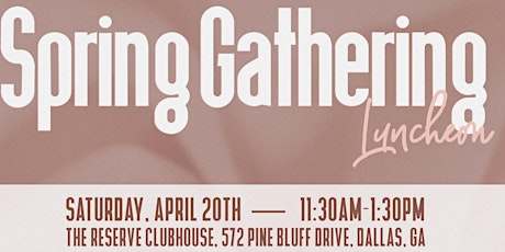 Story of Hope Spring Gathering  - Widows Luncheon